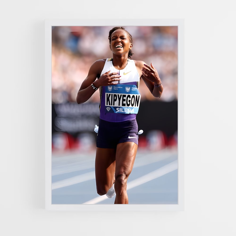Poster Faith kipyegon – affiche Athlétisme (vue 3)